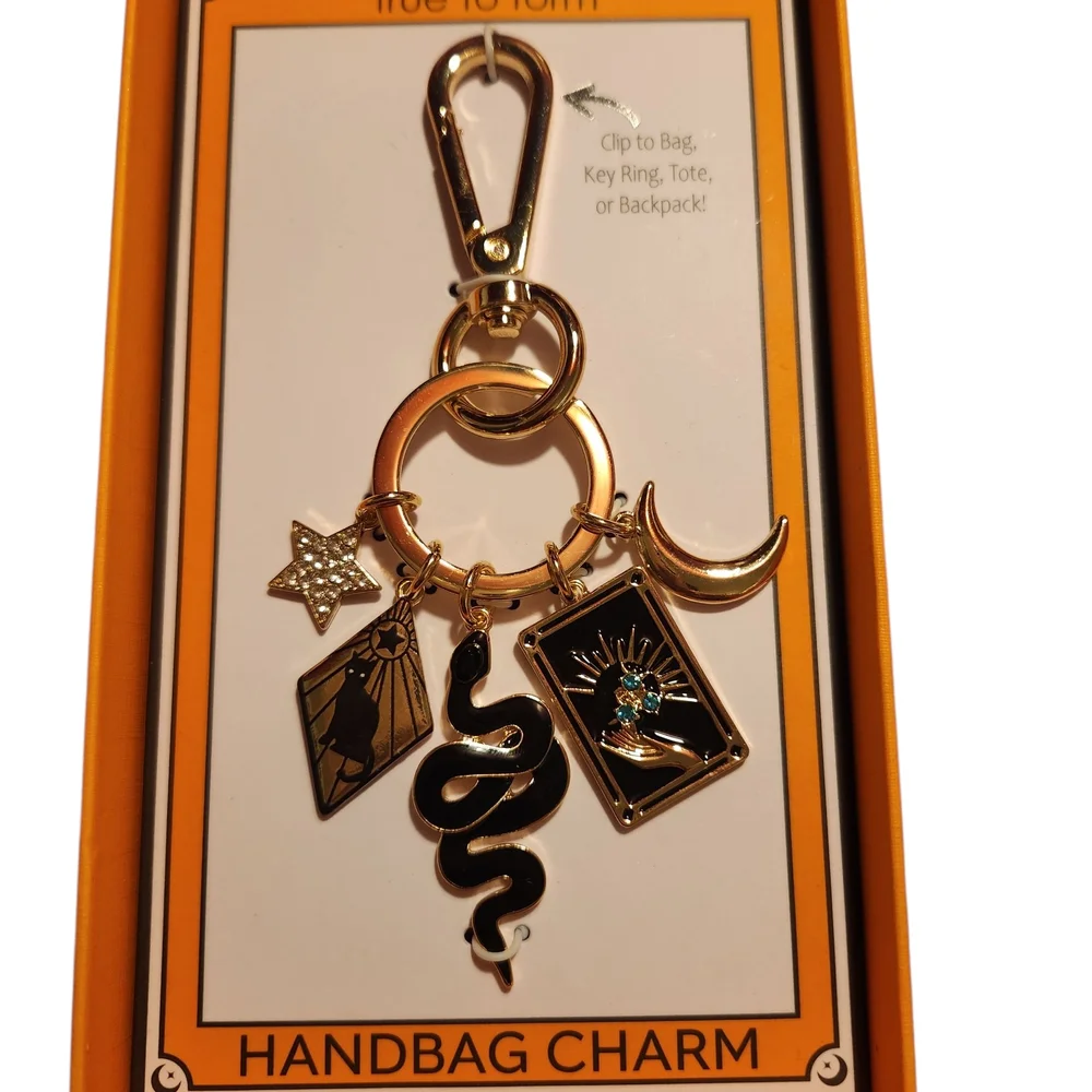 True To Form Halloween Theme Bag Charm Keychain